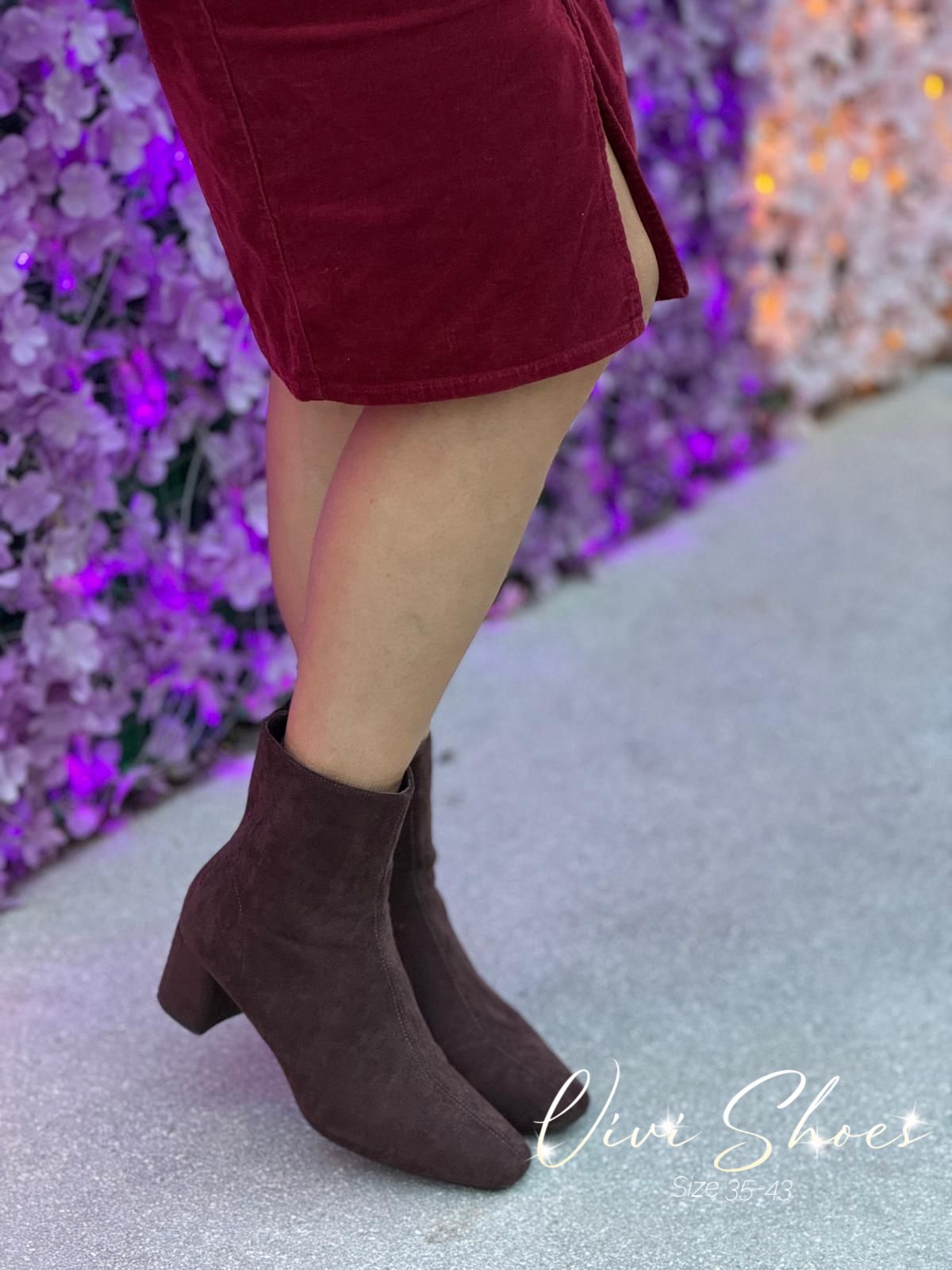 麂皮切爾西修腳踝靴【三色】