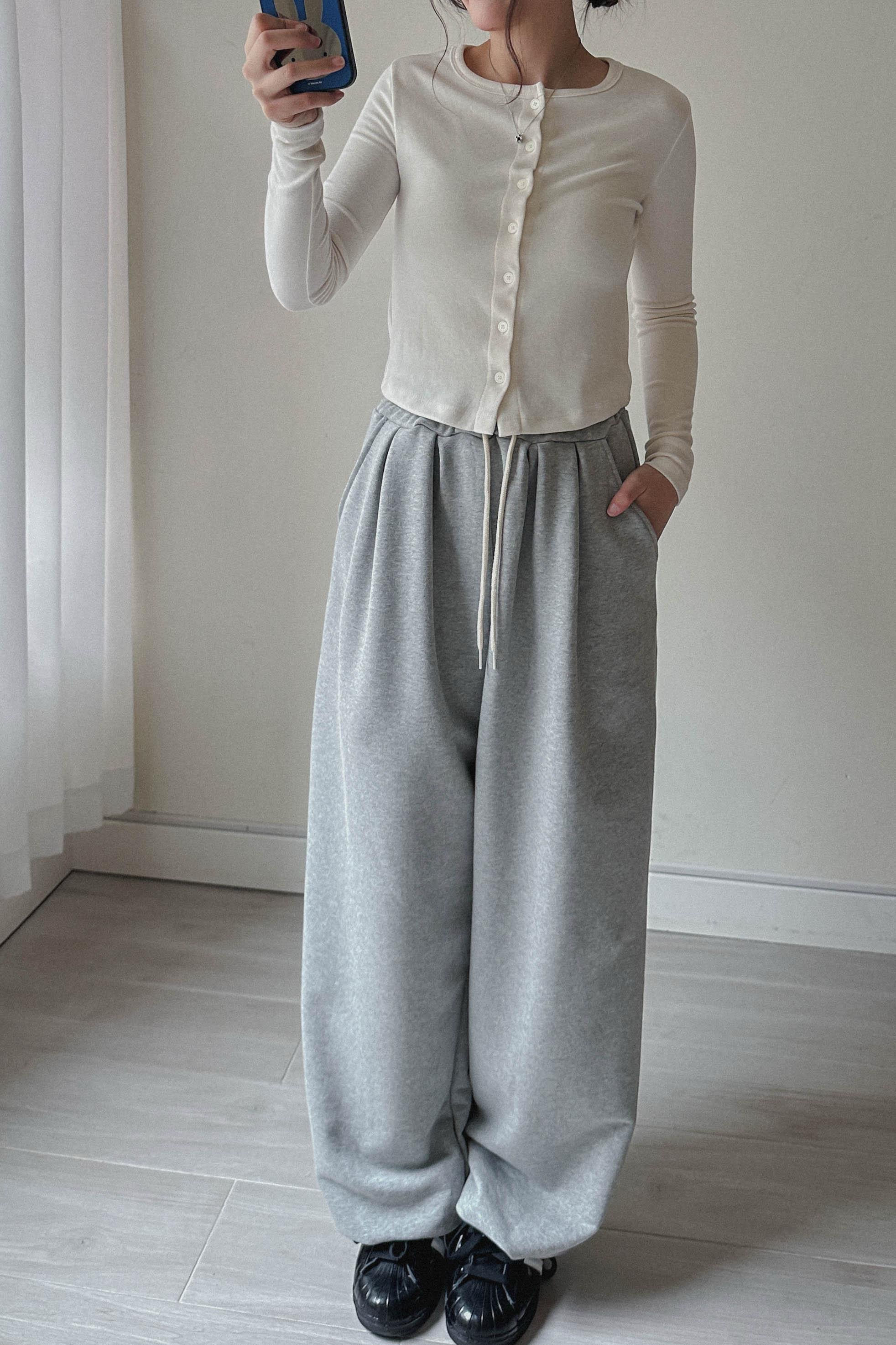 版型正！運動風束腳休閒褲 (兩色入)