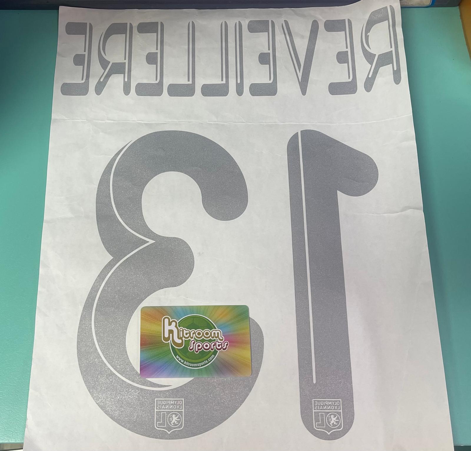 2012-13 Olympique Lyonnais 3rd Nameset #13 REVEILLERE