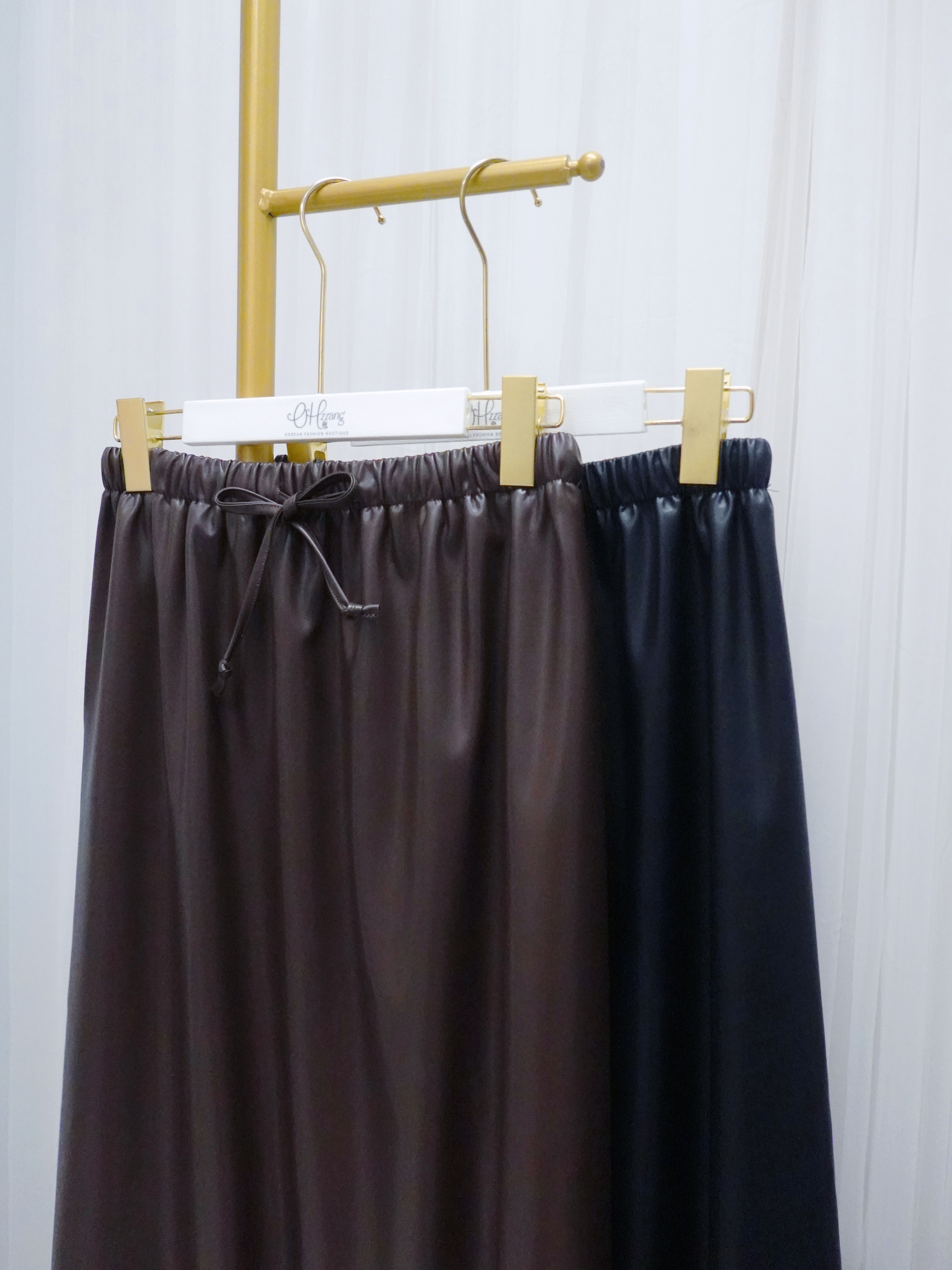 BOT03_11 全橡筋仿皮SK (2色)