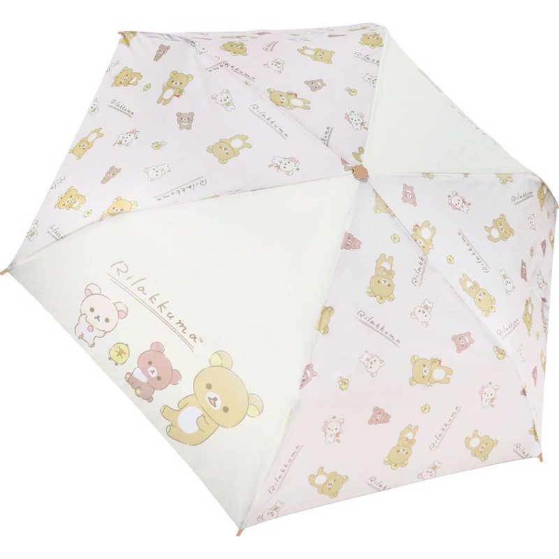 鬆弛熊 自然風圖案摺疊雨傘（53cm）