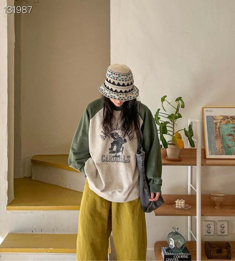 221060 民族線料漁夫帽