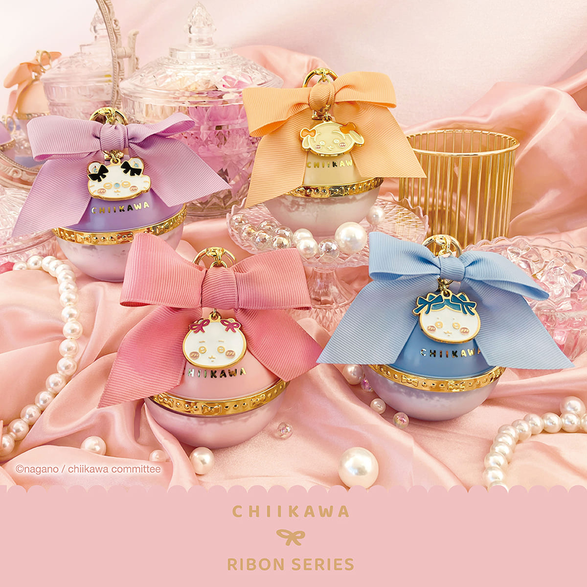 🎀【預訂】SHOBIDO x Chiikawa 蝴蝶結系列蜜粉 - Momonga