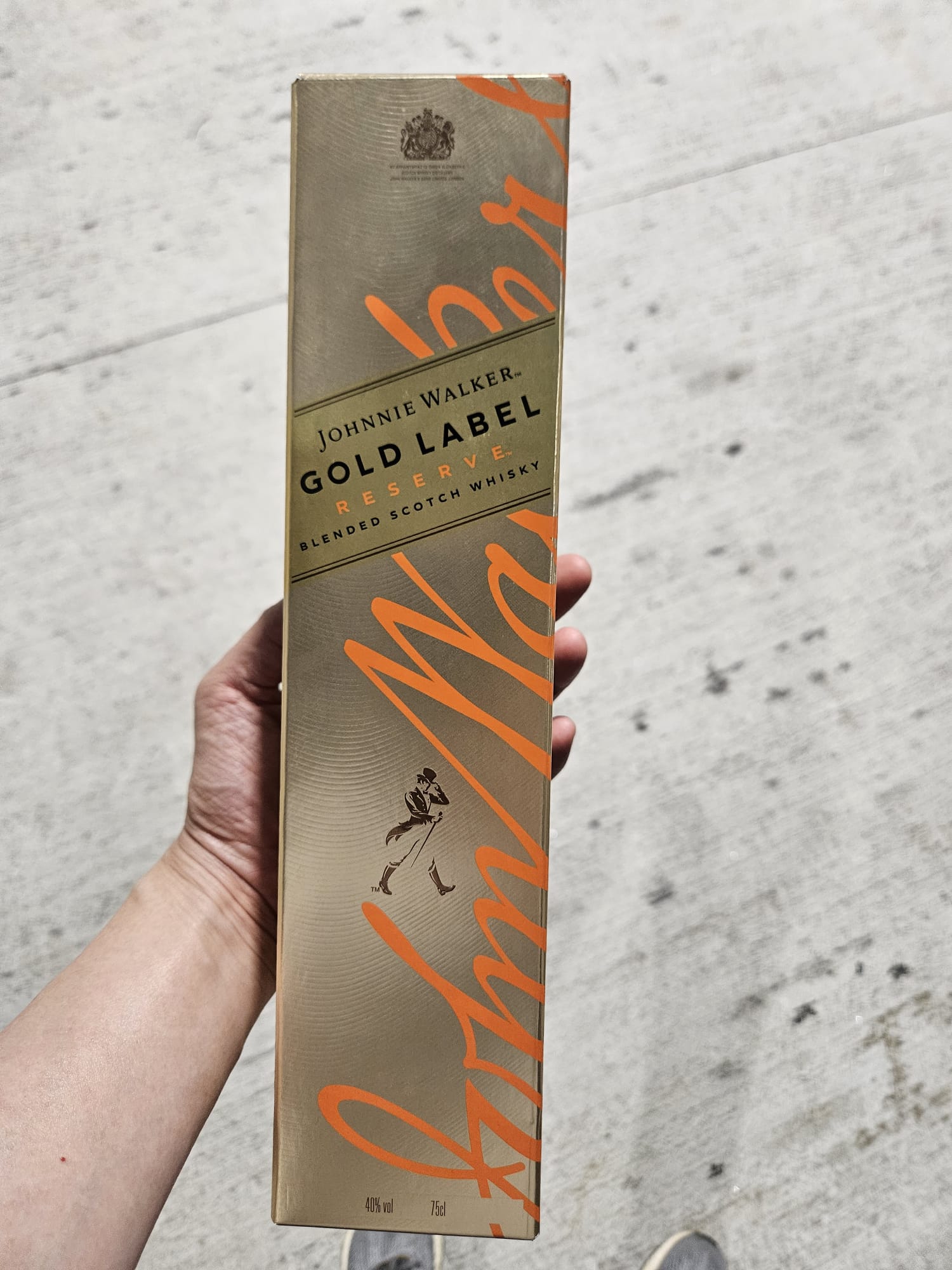 尊尼獲加金牌珍藏蘇格蘭威士忌 Johnnie Walker Gold Label Reserve 40% 750ml  