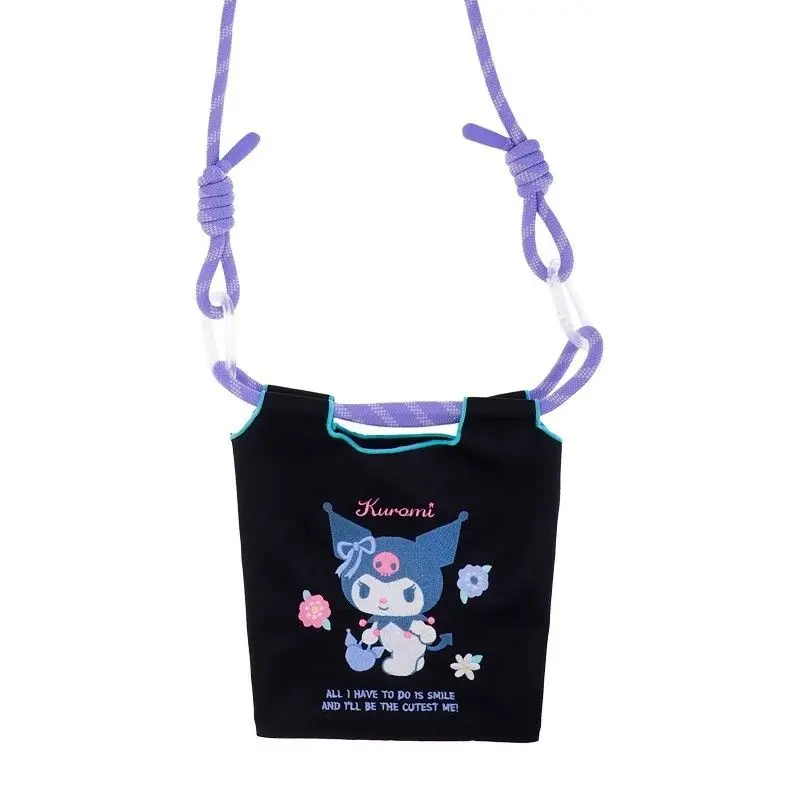 現貨🐱| Sanrio Kuromi/Hangyodon粗繩斜揹袋