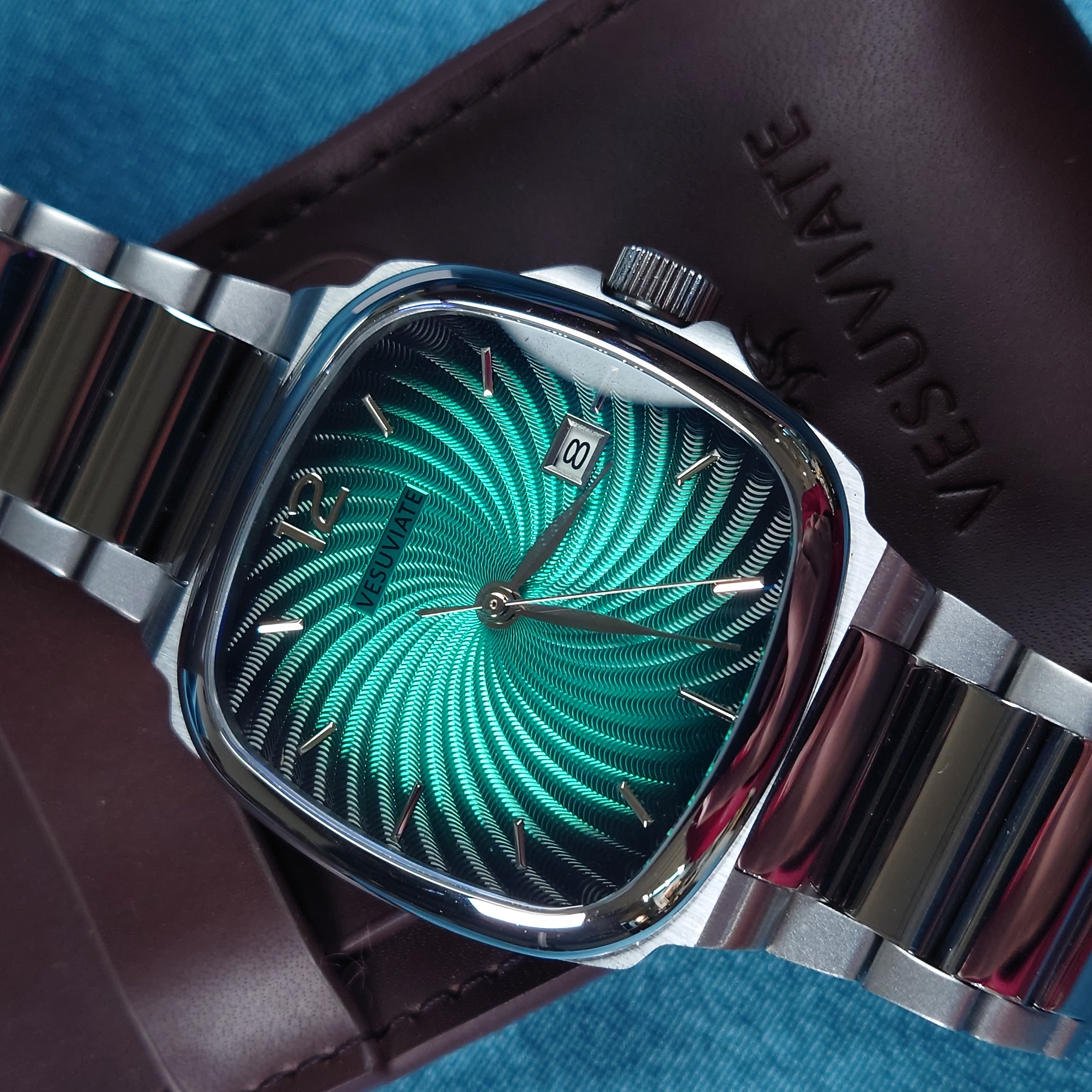 VESUVIATE Attivo Guilloché Edition - Cyan