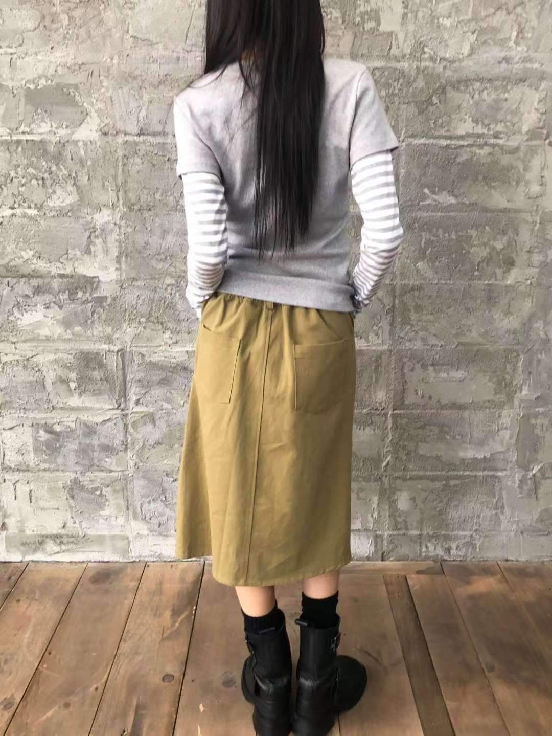 carpenter midi skirt