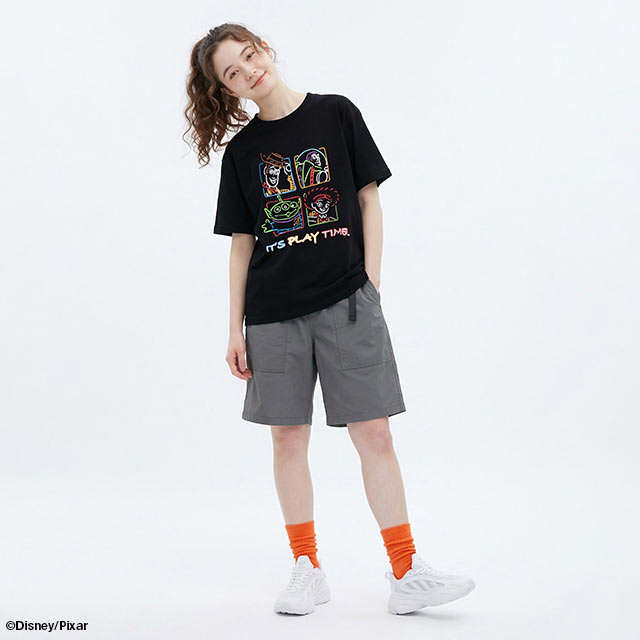 🆕【⭐訂購⭐】 🇯🇵日本直送 🌀#Toystory 霓虹線條圖案❣️ #親子裝❣️短袖 tee［2款選］🌀 [ELDA-0202][260522]