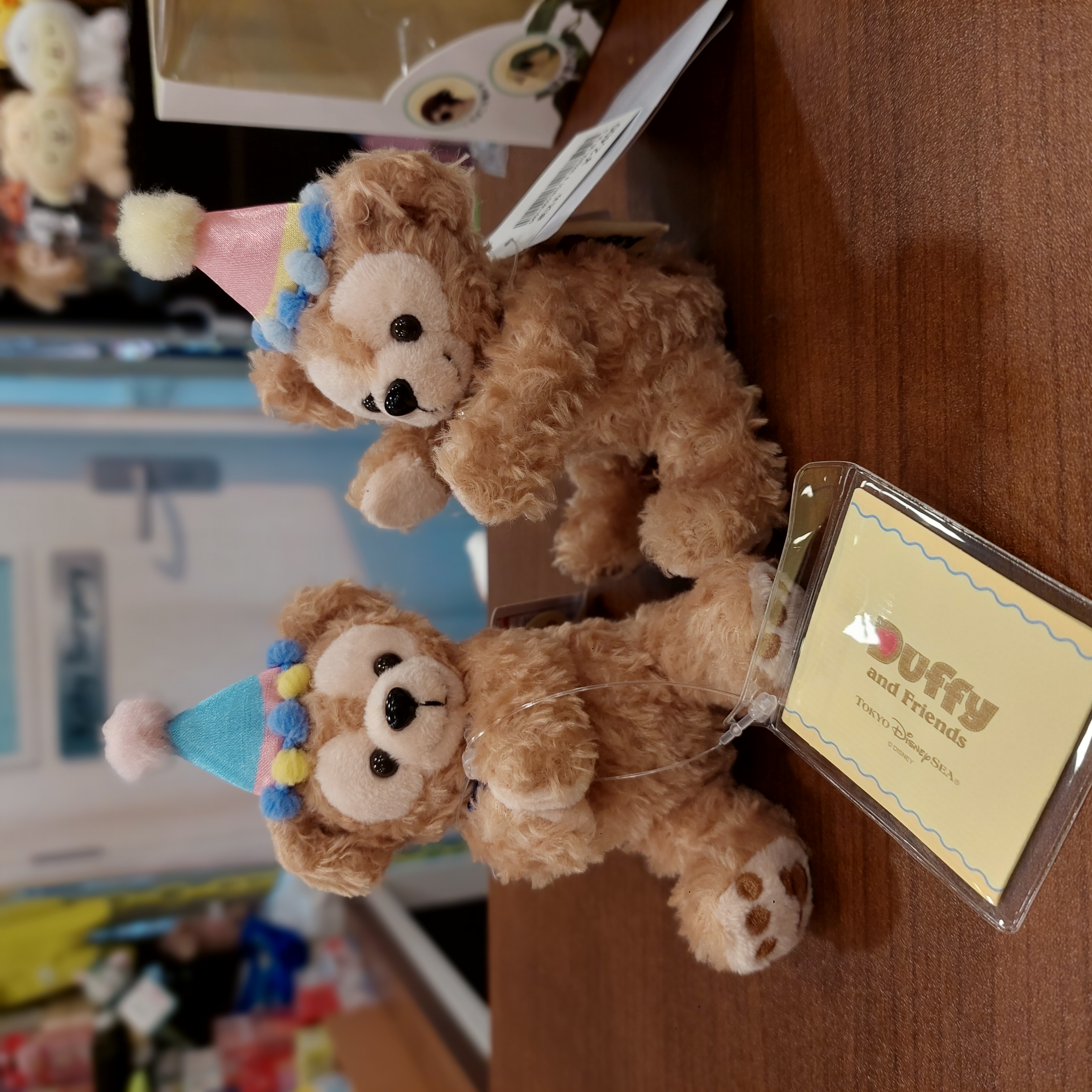 Disney Sea 限定 Duffy 生日 磁石手 公仔 