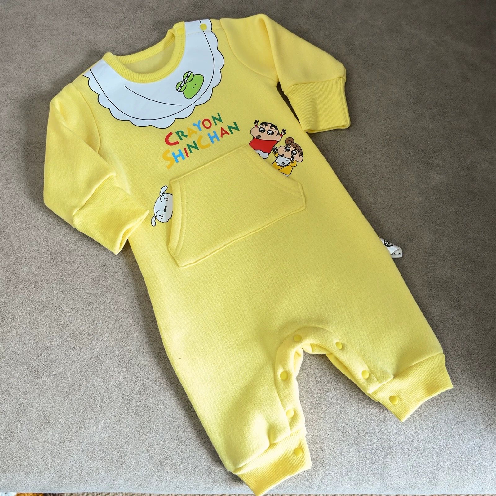 B0004 蠟筆小新加厚長爬