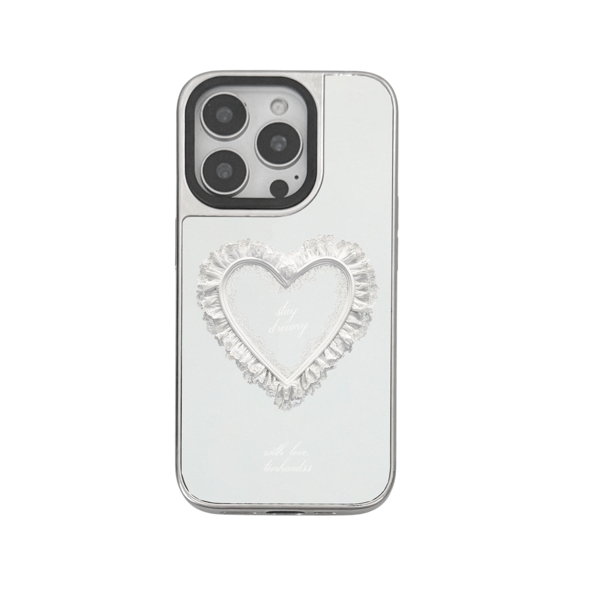 【Stay Dreamy】銀框鏡面MagSafe iPhone Case