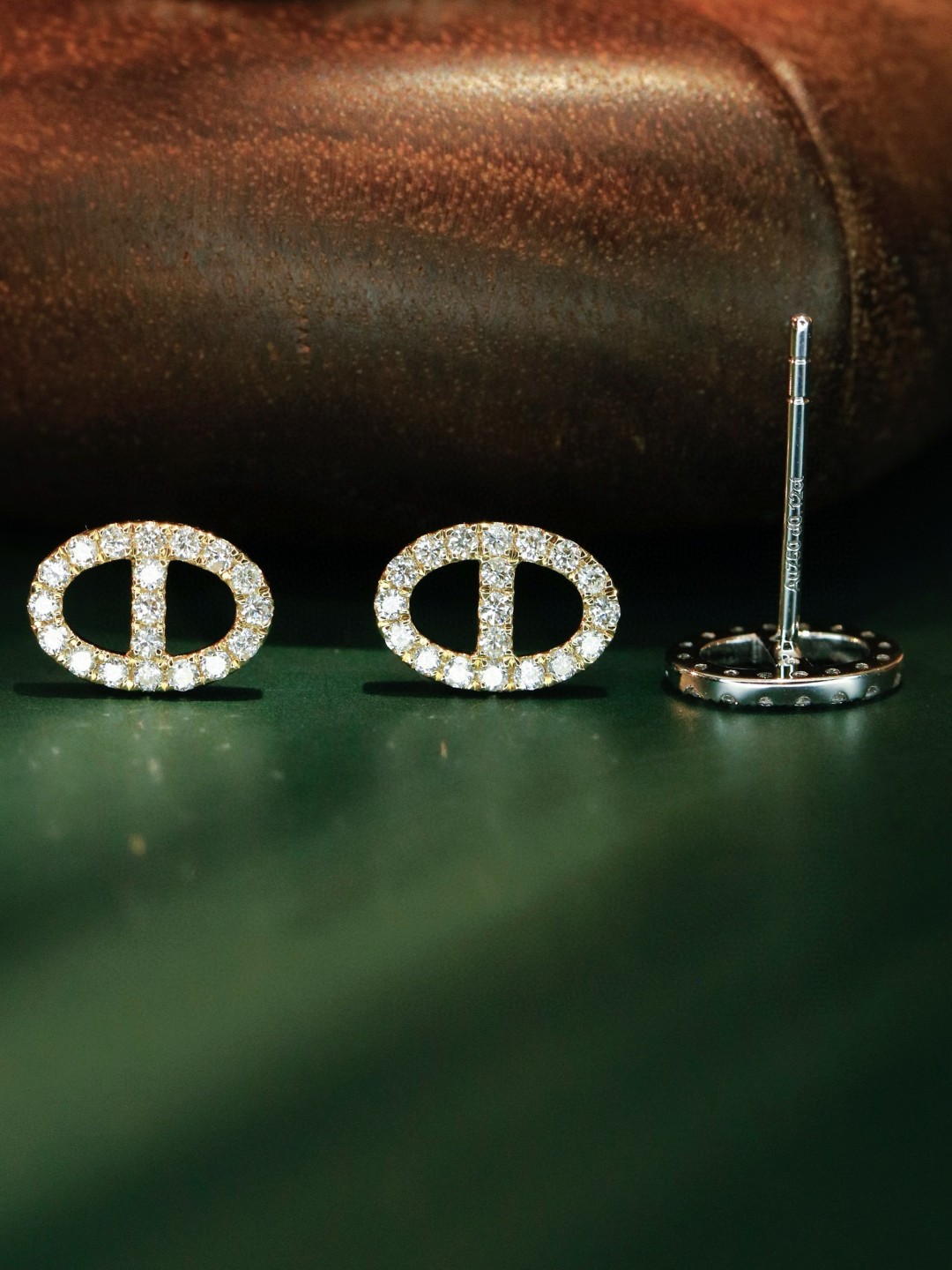 18K Diamond Earrings 