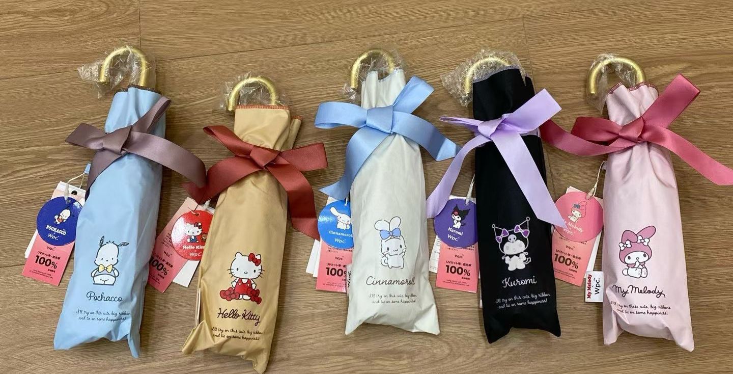 Wpc × Sanrio Characters 縮骨遮短雨傘