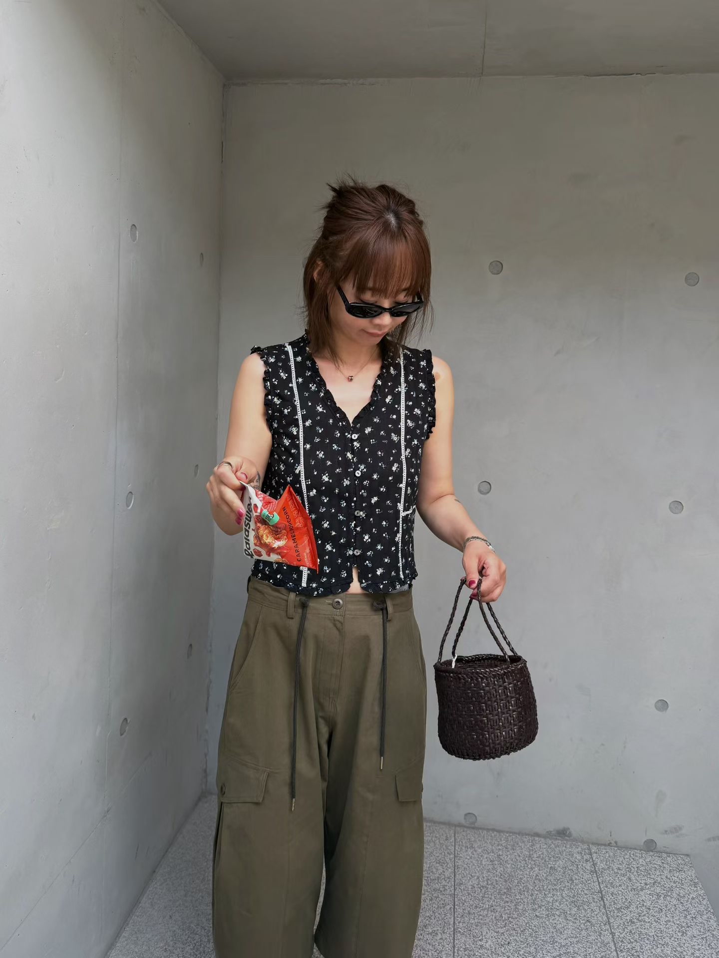 🇰🇷東大門女裝 | Flower sleeveless 