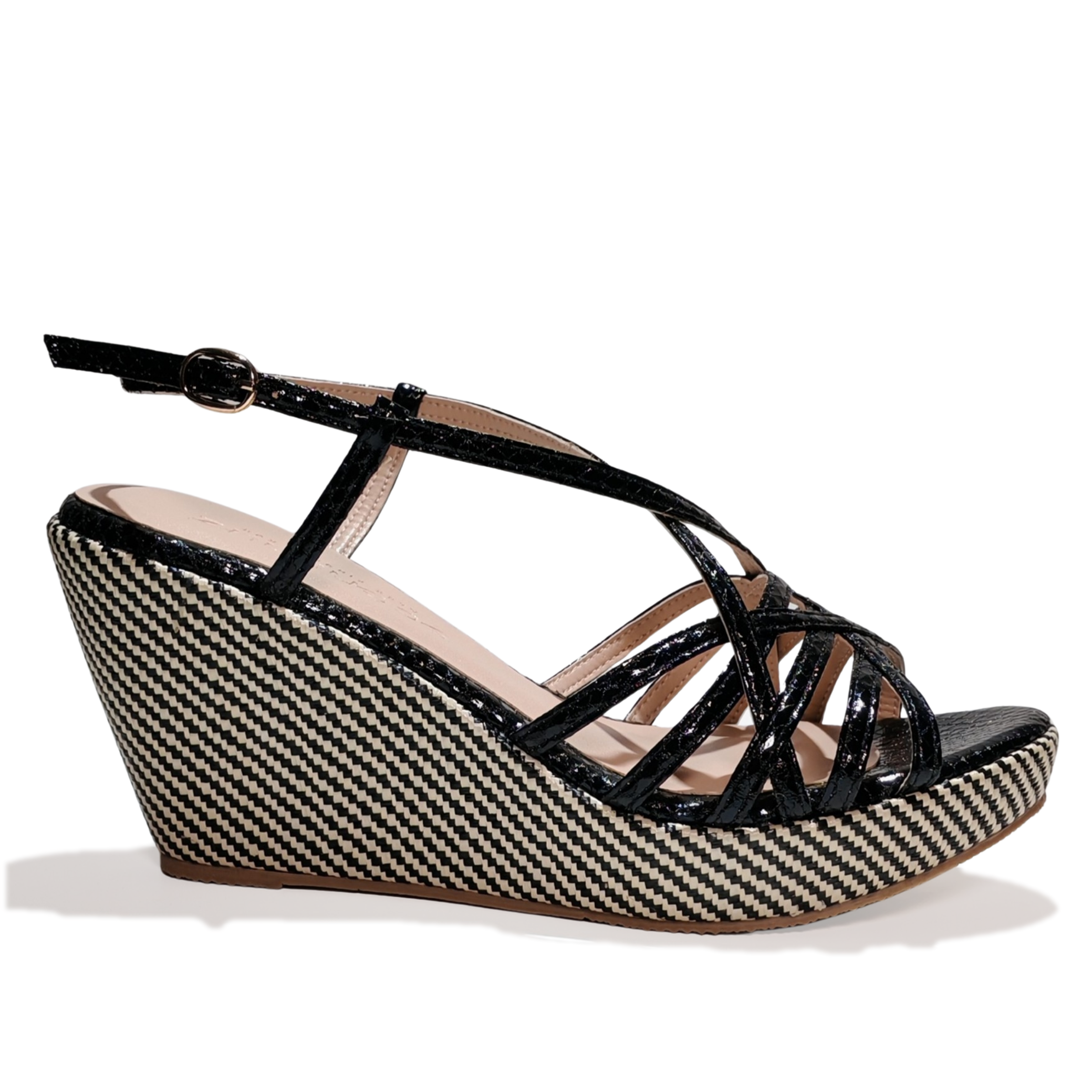 LOLA WEDGE BLACK