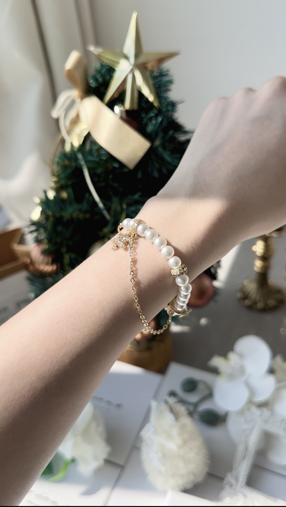 蝴蝶珍珠手鏈🦋