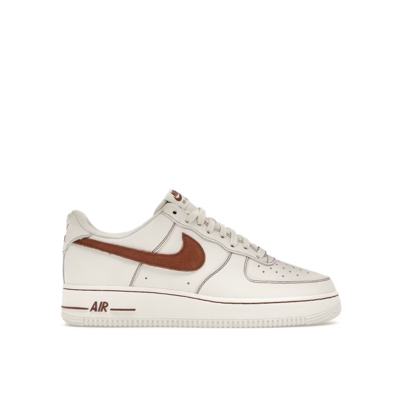 HQ2037-101 Nike Air Force 1 Low ‘07 LV8  Ivory Saddle Brown HQ2037-101