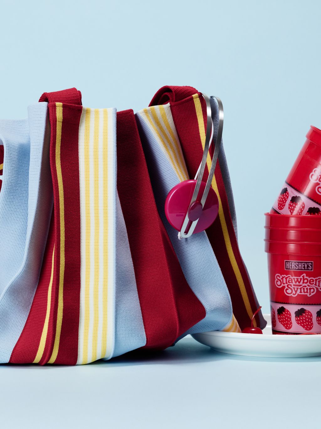 PLEATSMAMA New 2 Way Bag 兩用購物袋 (Popoy Red)