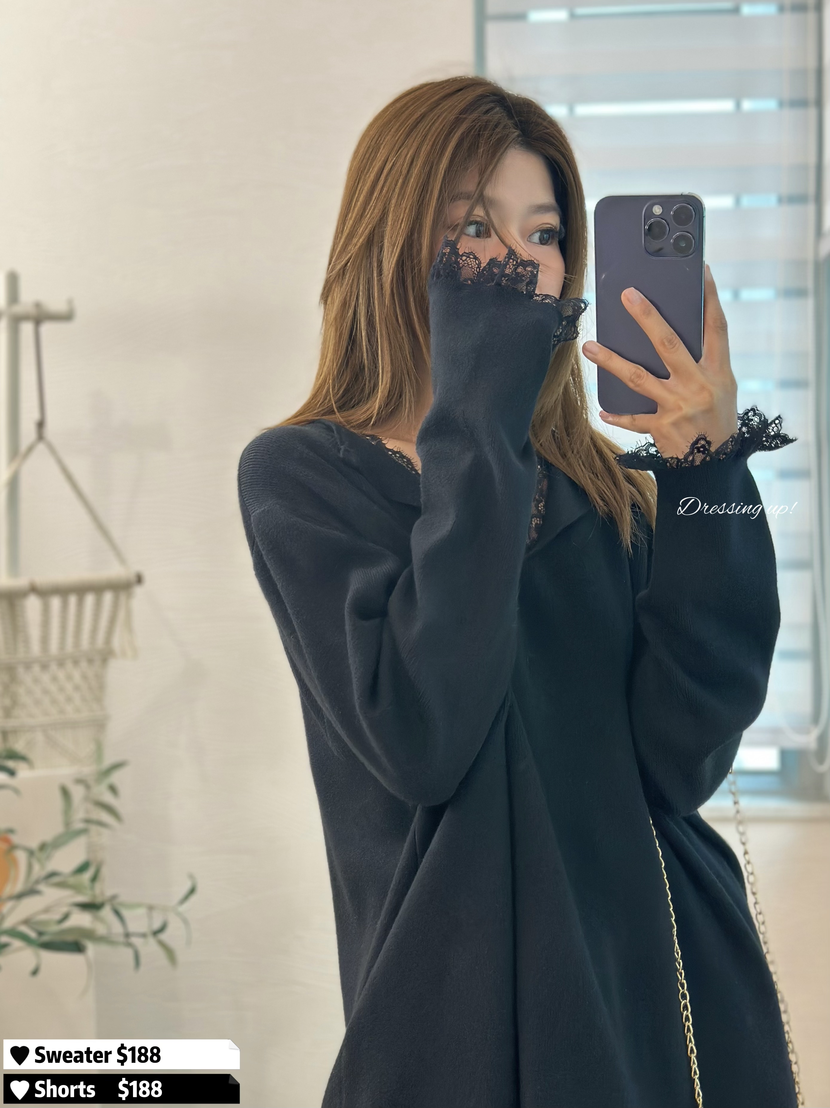  氣質升級｜LACE袖極軟針織