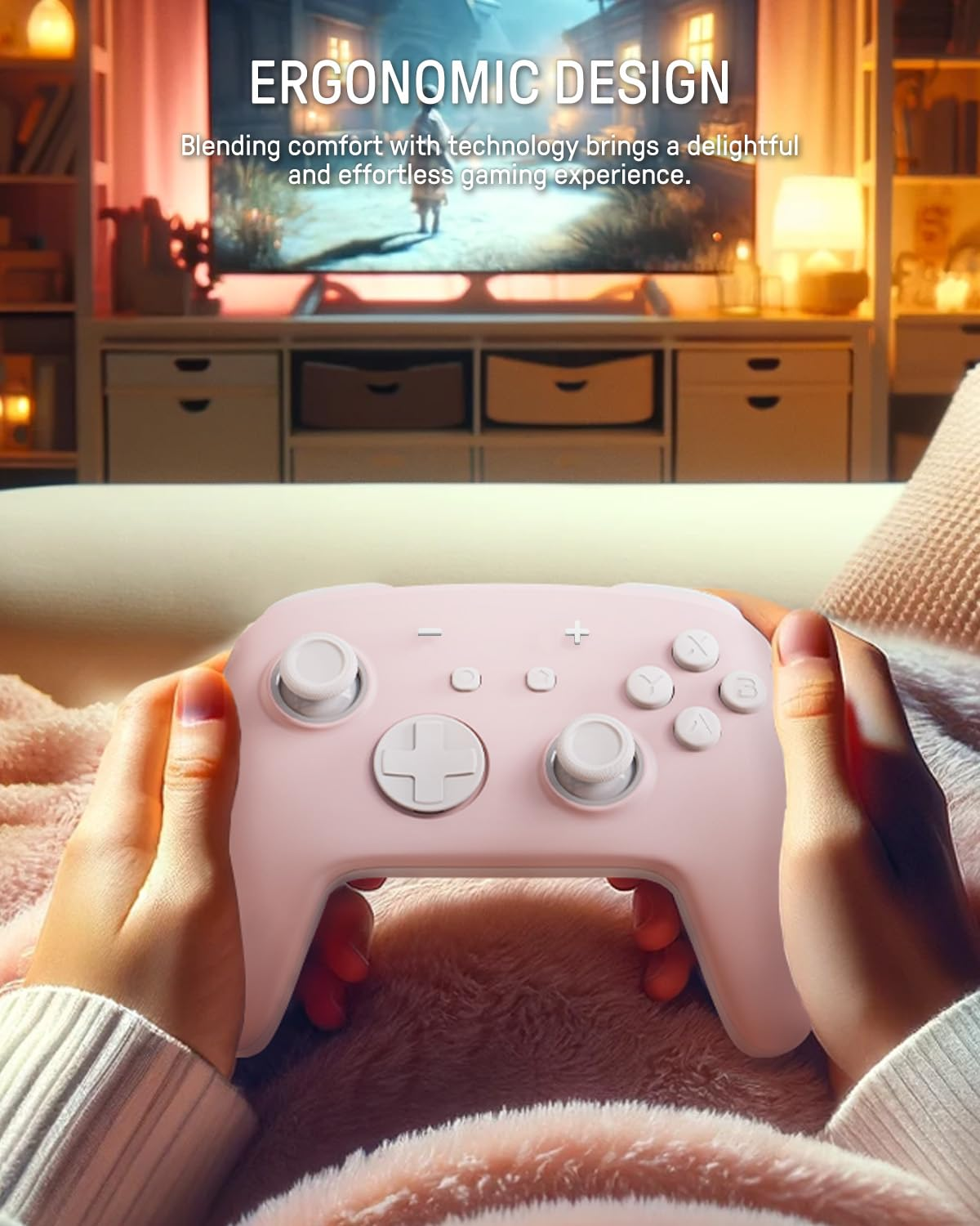 SW2 FUNLAB 螢火蟲加強版無線控制器 FF01A (貓爪)  Firefly Enhanced Wireless Controller for Nintendo Switch/OLED/Lite FF01A (Cat Paw) SW2-0357