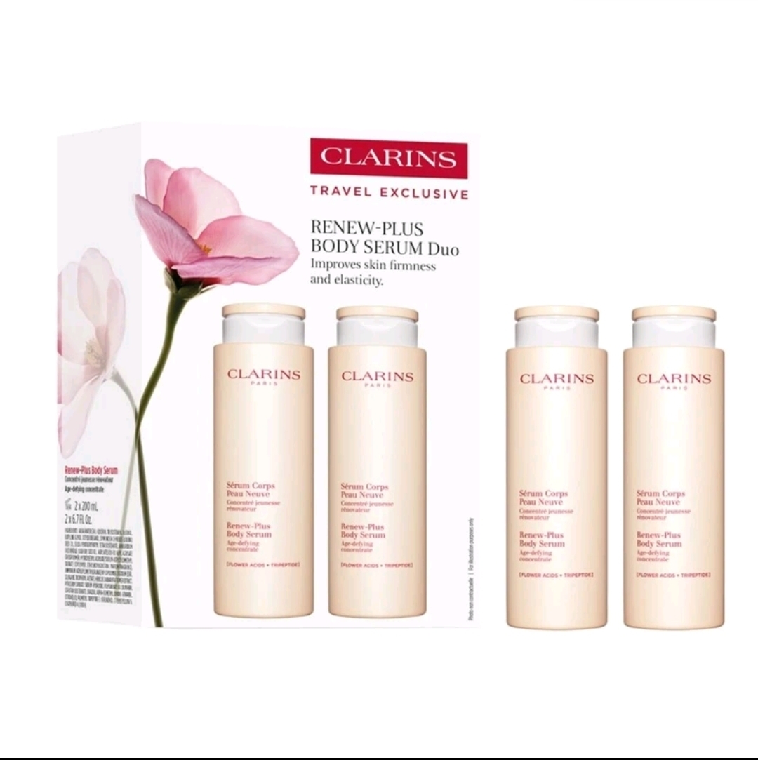 Clarins 瑩亮絲滑身體精華露200mlx2