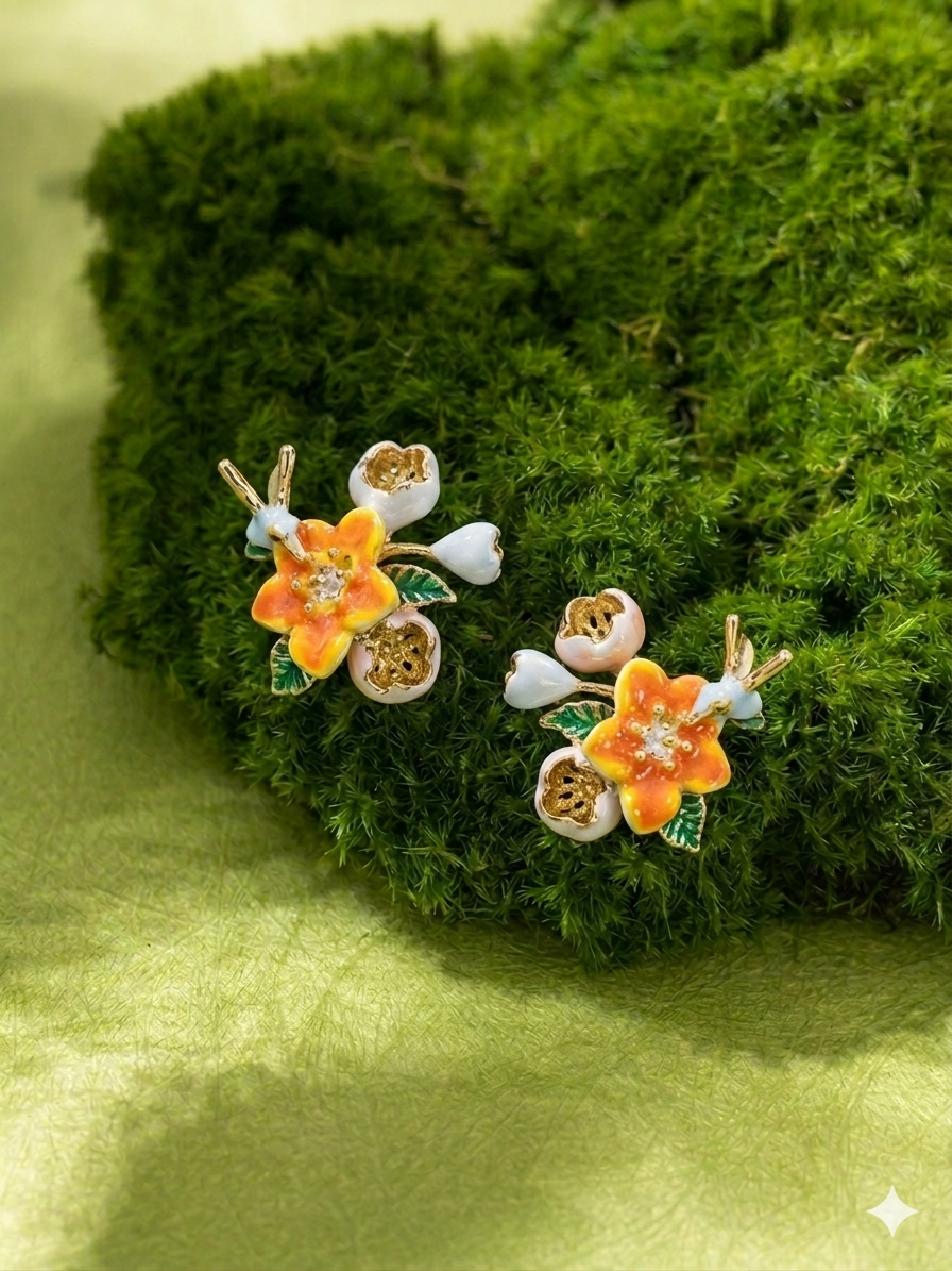Blooming Flowers Earrings
