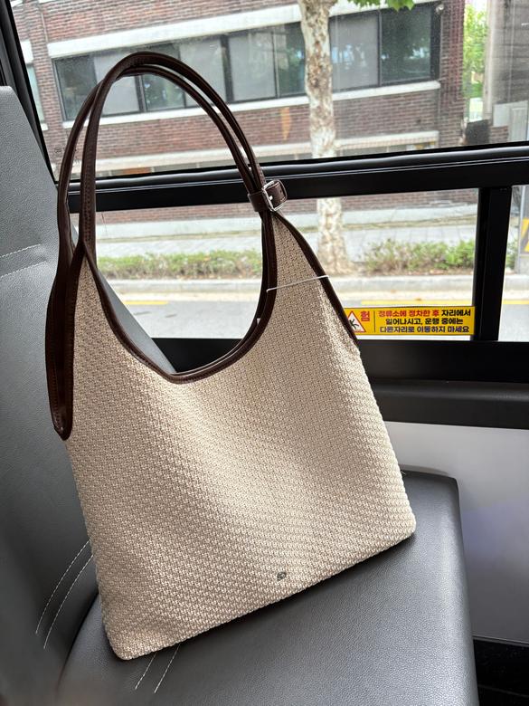 Stand oil Ringo Bag｜雙面手袋 (編織/皮革)