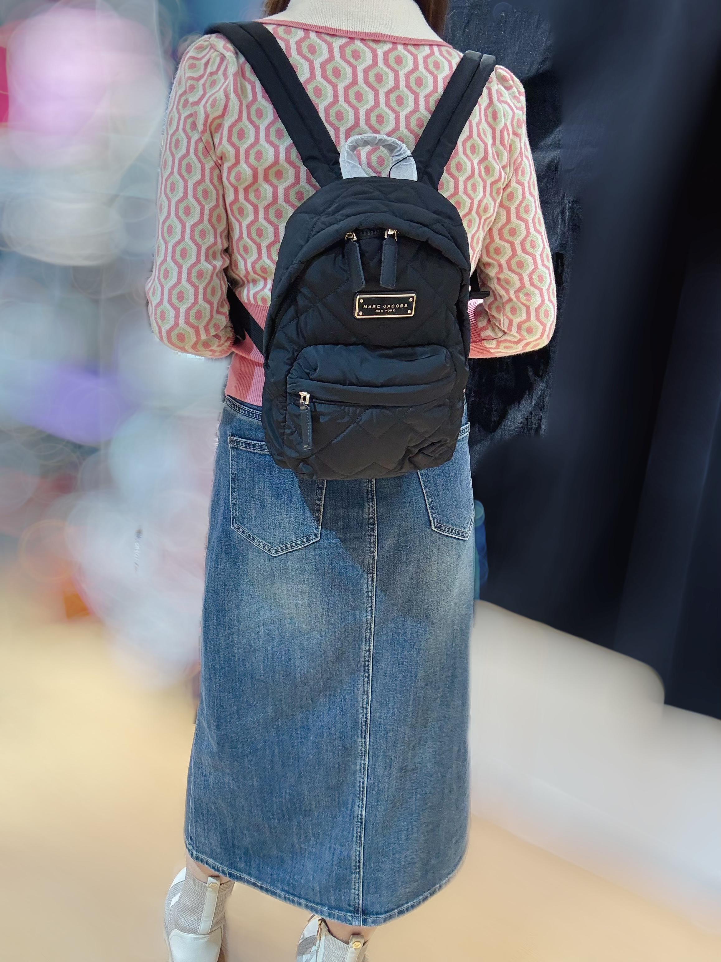 Marc Jacobs nylon quilted bp S blk