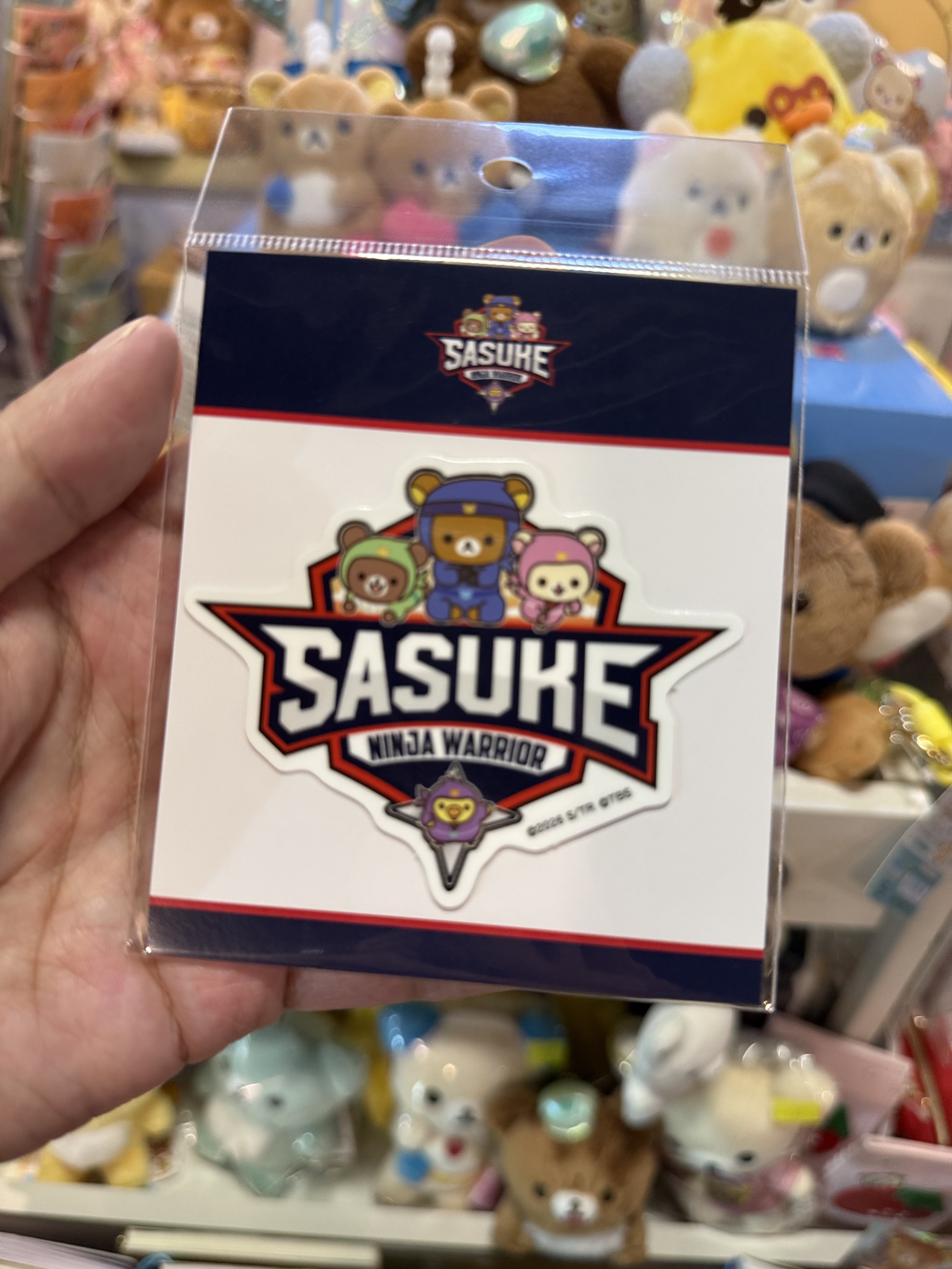 《現貨》全新 SASUKE  x rilakkuma系列貼紙