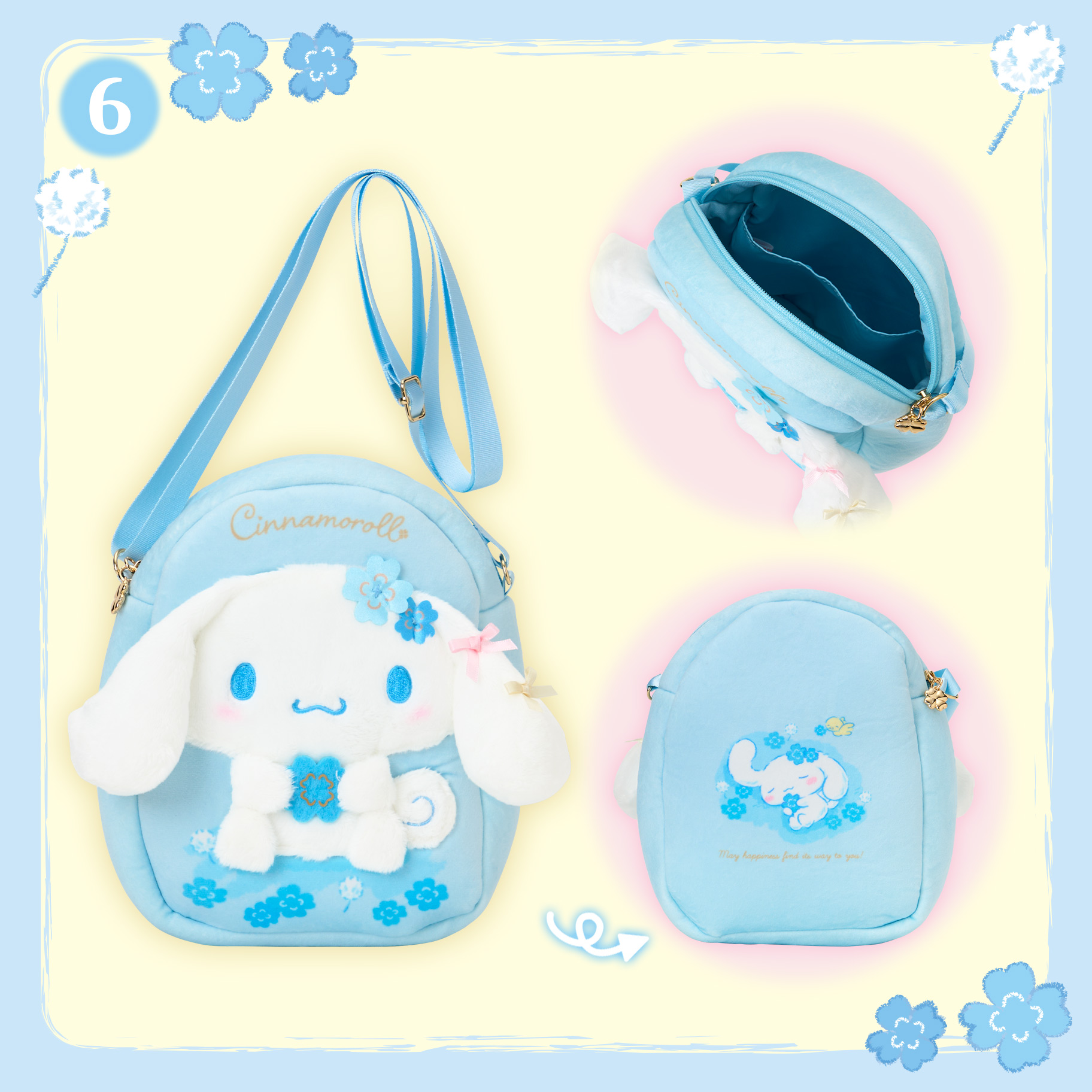 日本預訂📍日本玉桂狗水色三葉草系列 - 公仔/手袋/電話座/髮夾/盲盒 4/3日本開售