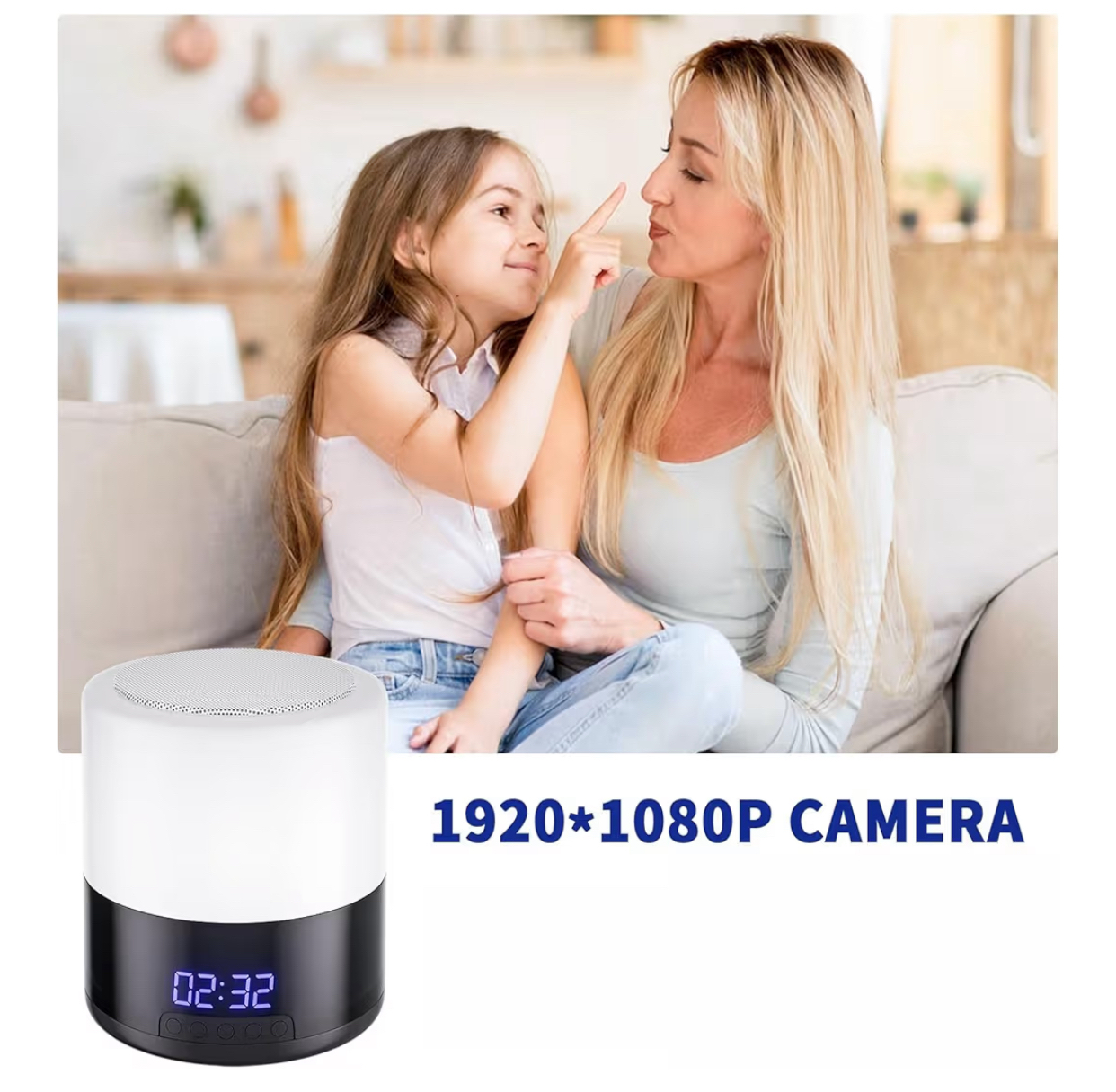 藍芽音響拍拍燈針孔攝影機