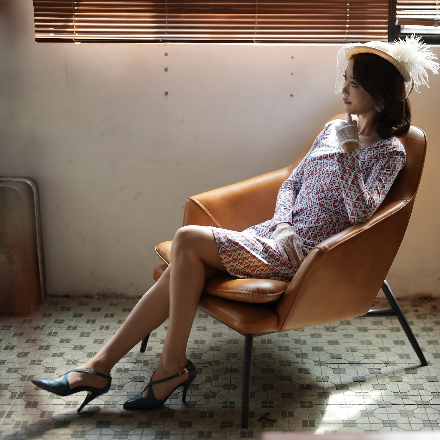(Ready/Custom-Made) Timeless Magic Geometric Dress(FM197)