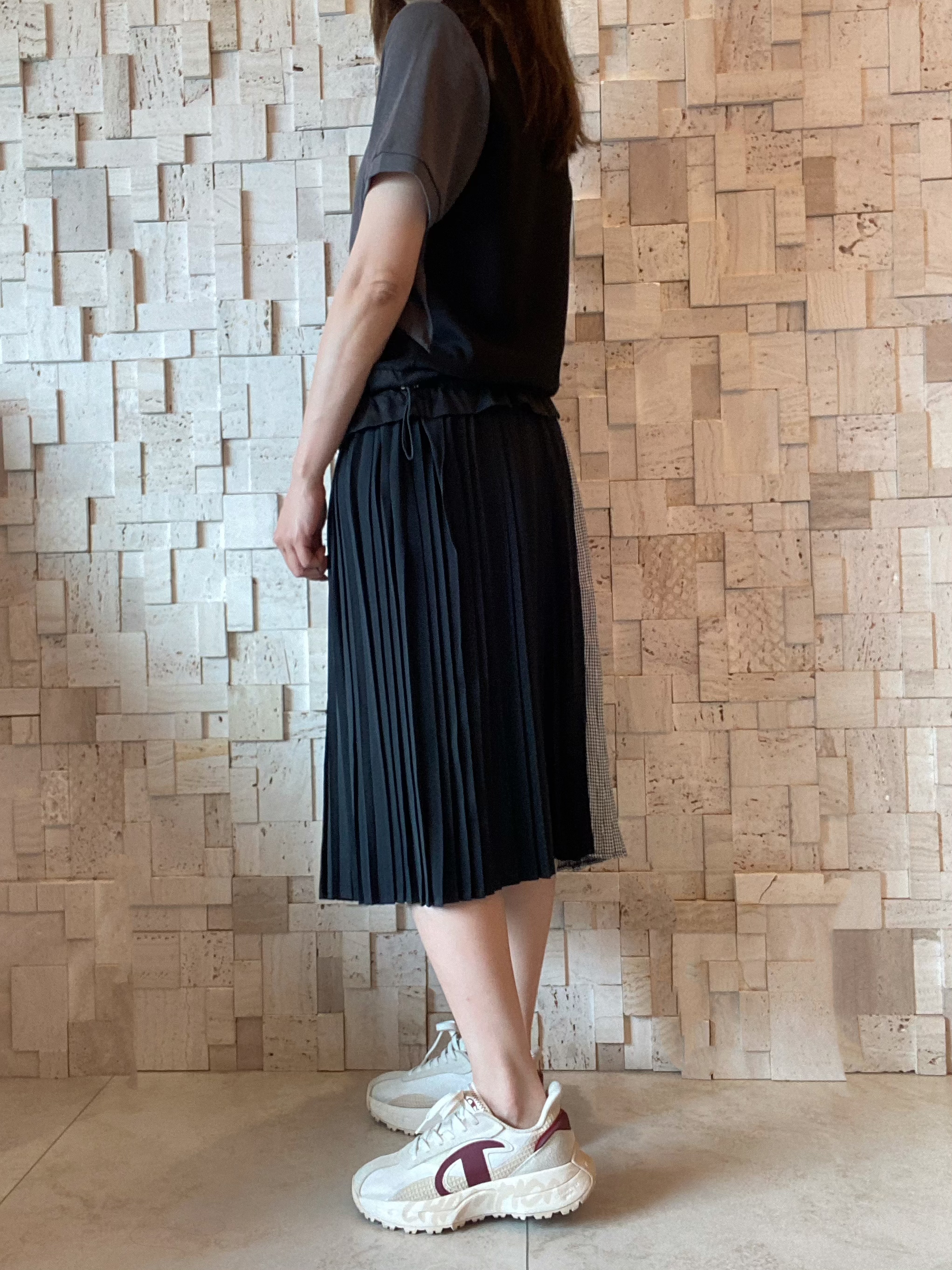 S00354 幾何撞色拼布Op 🔥