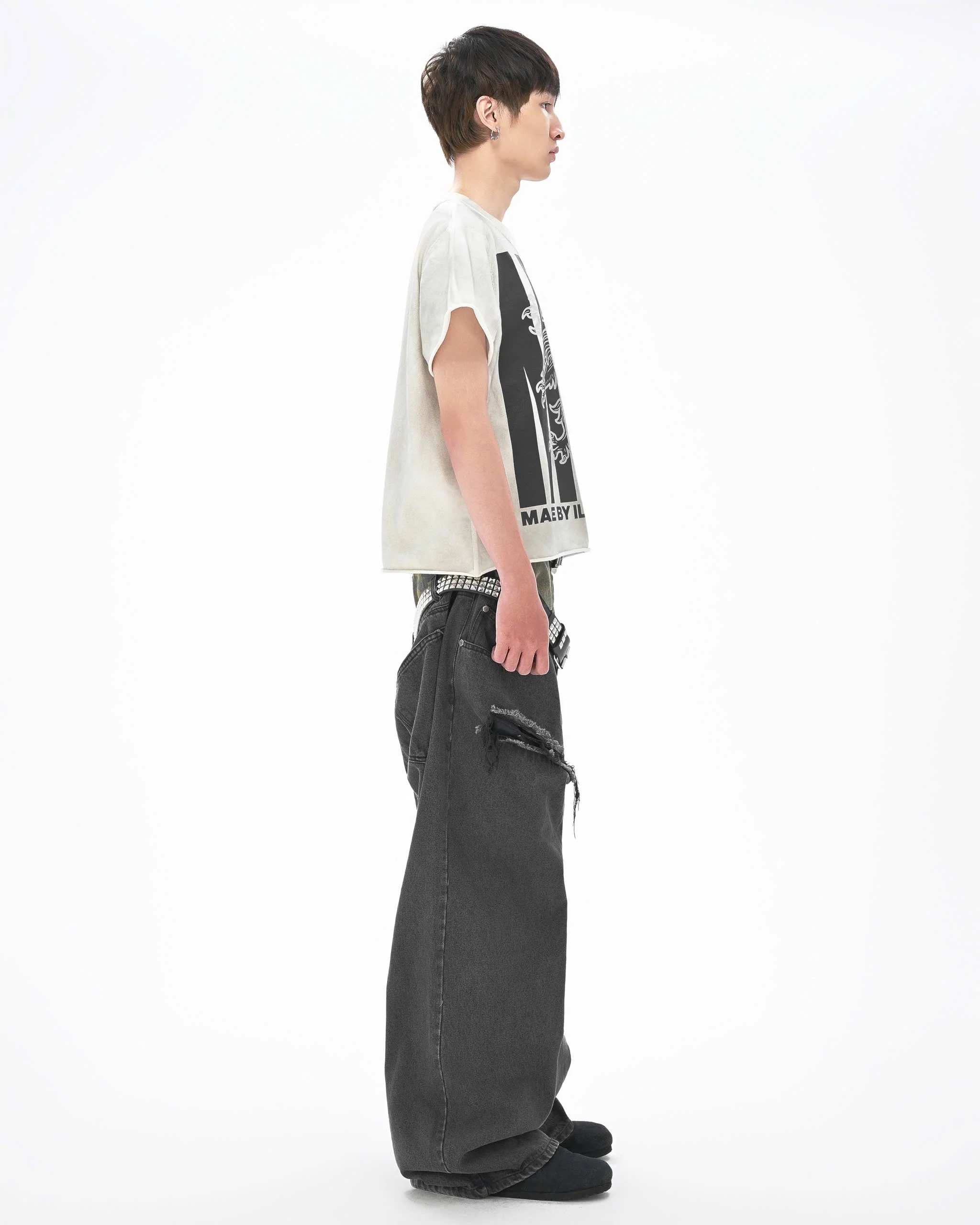 CUT OFF T - Dirty White