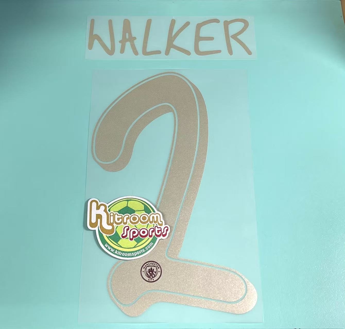 2024-25 Manchester City 3RD UCL Nameset #2 WALKER