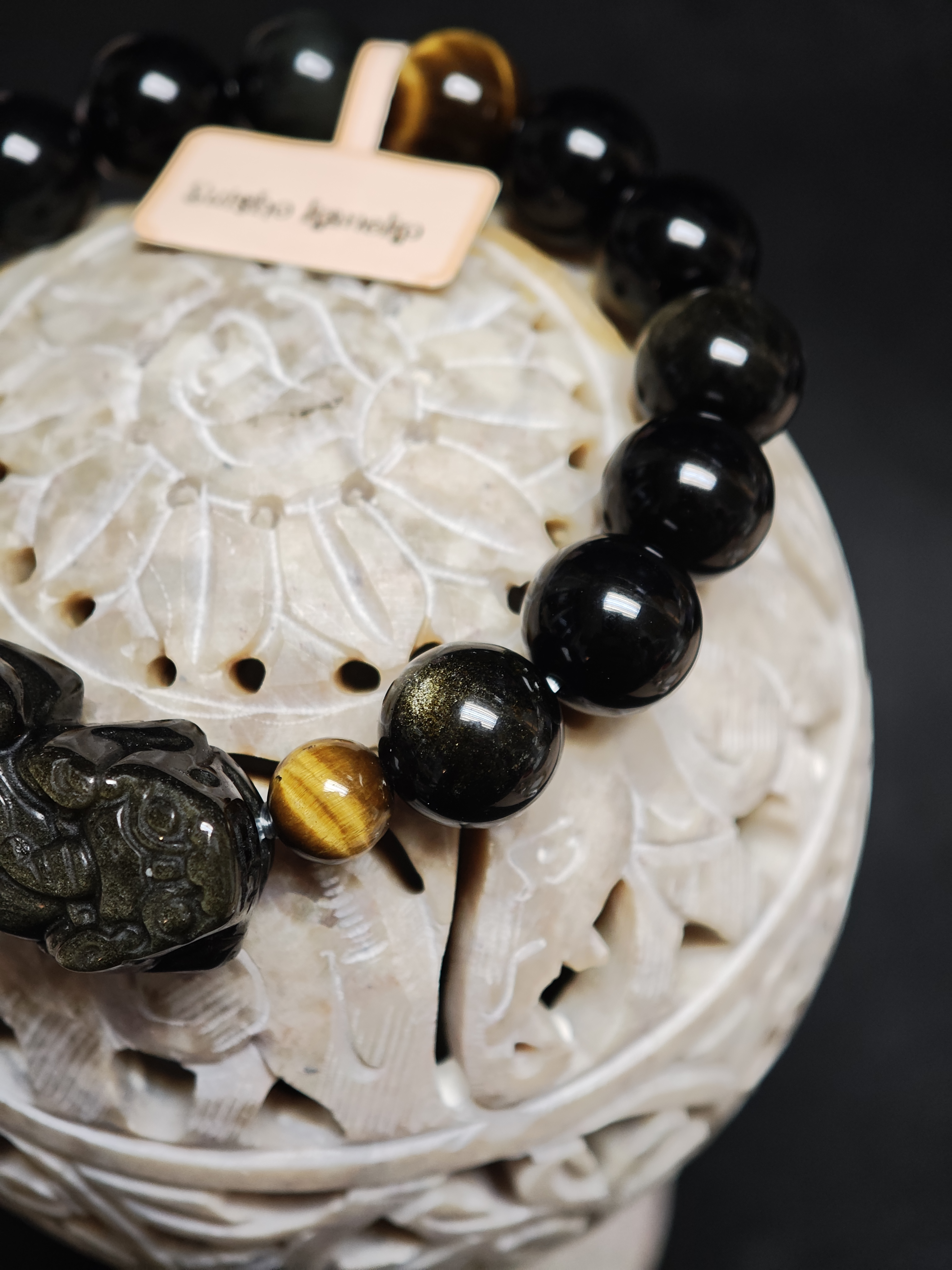 ✨新品DIY水晶手串✨✨✨金曜石貔貅✨🟡黃虎眼石✨金曜石