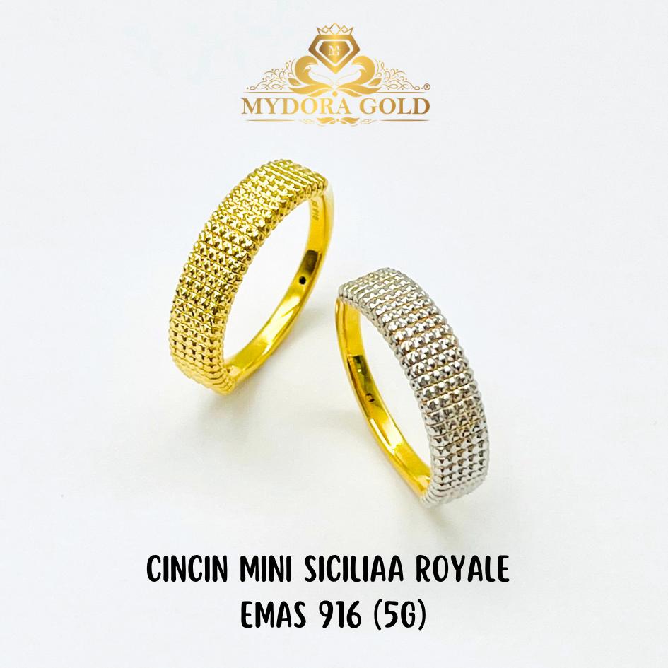 MYDORA Cincin Mini Siciliaa Royale (5G) l EMAS 916/22K