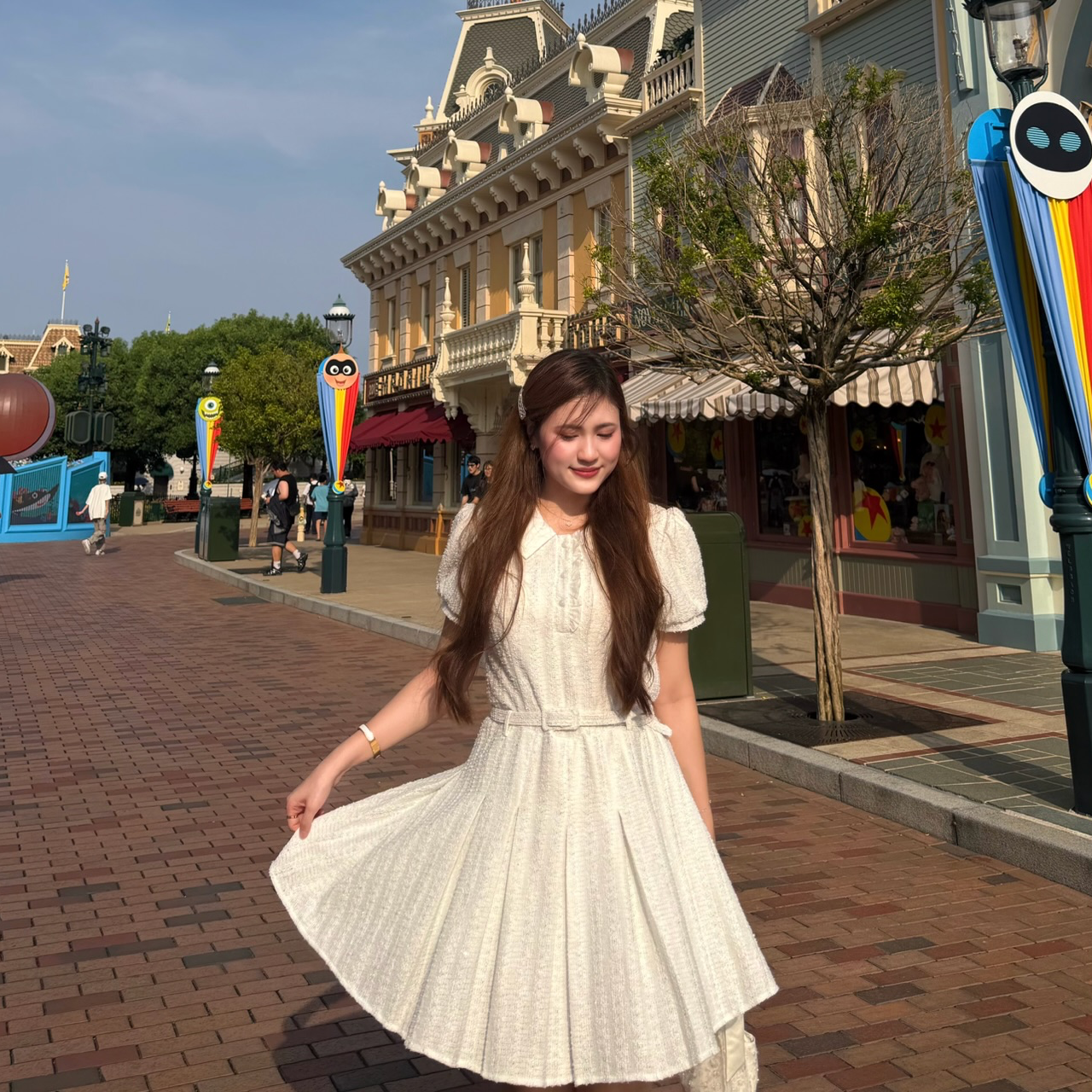 #HANNA-made# The Classic Pleated Tweed Dress