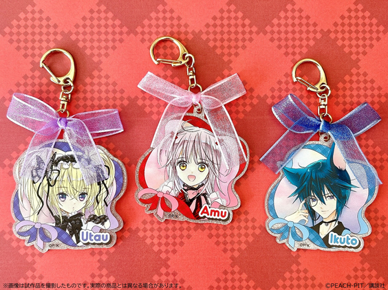 《Pre-Order》Acrylic Keychain with Ribbon｜守護甜心Shugo Chara! X 淺草花屋敷 事後通販 (26SC117-P)