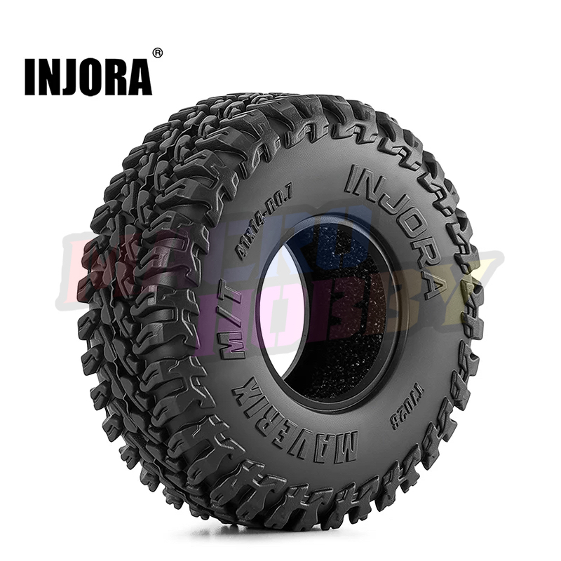 INJORA 0.7" 41*14mm MAVERIX M/T Tires for 1/30 SCX30 (T7028) #530393