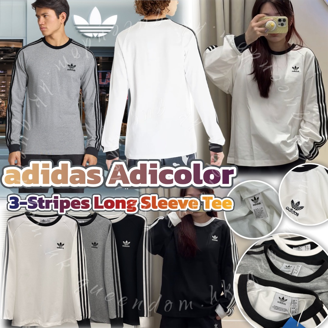 Adicolor 3-Stripes Long Sleeve Tee 長袖Tee
