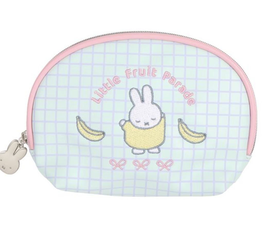 🐰Pre Order  - miffy 聯乘限定 Little Fruit Parade 刺繡 Pouch / 毛巾   ( 📦 大約 5月中到貨, 若遇到缺貨或其它因素貨期會延遲 ）