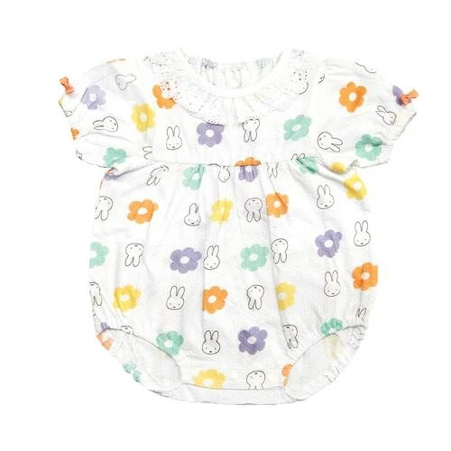 Miffy 嬰兒花花短袖包屁衣 70/80cm