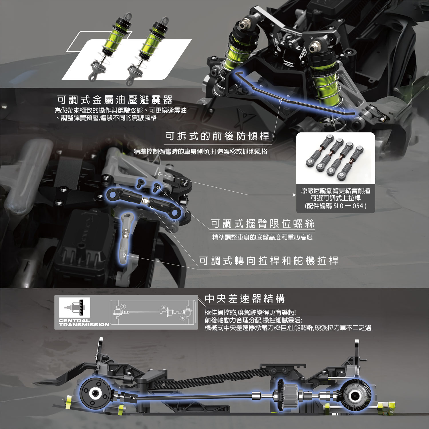 【香港現貨】Rlaarlo XTS-S10有感無刷四驅拉力遙控車80km/h