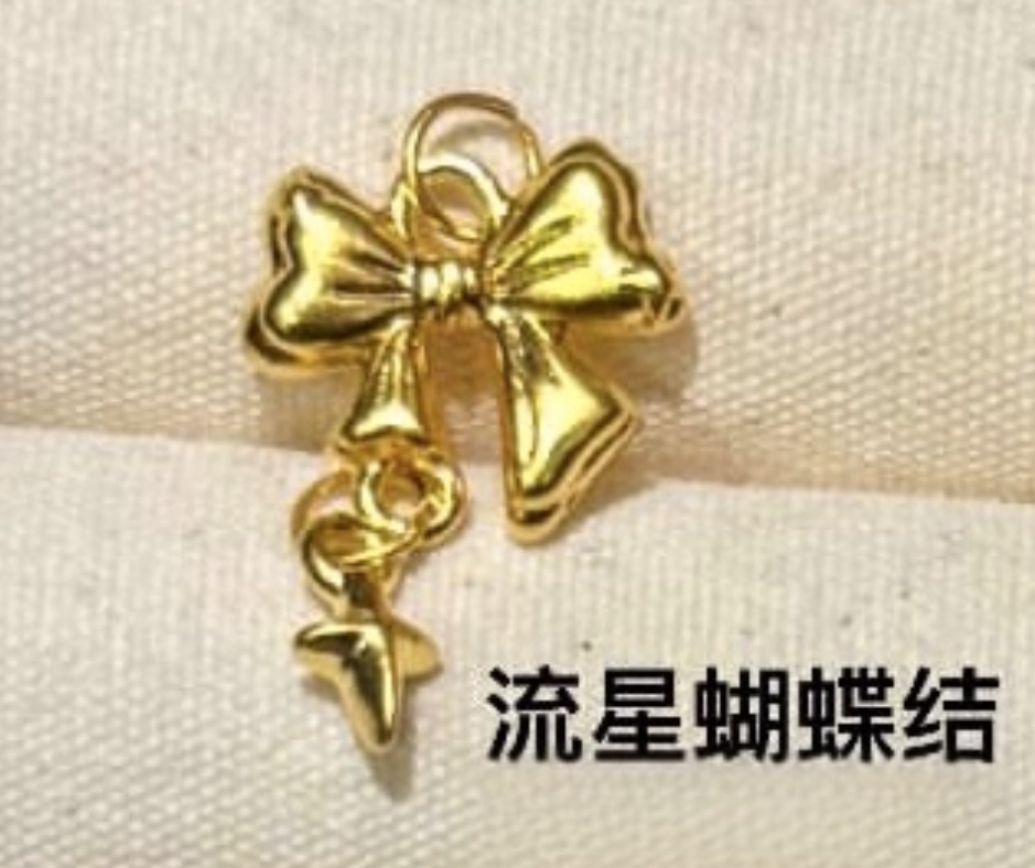 【无氢工艺】蝴蝶结/锦鲤/四叶草-项链吊坠
