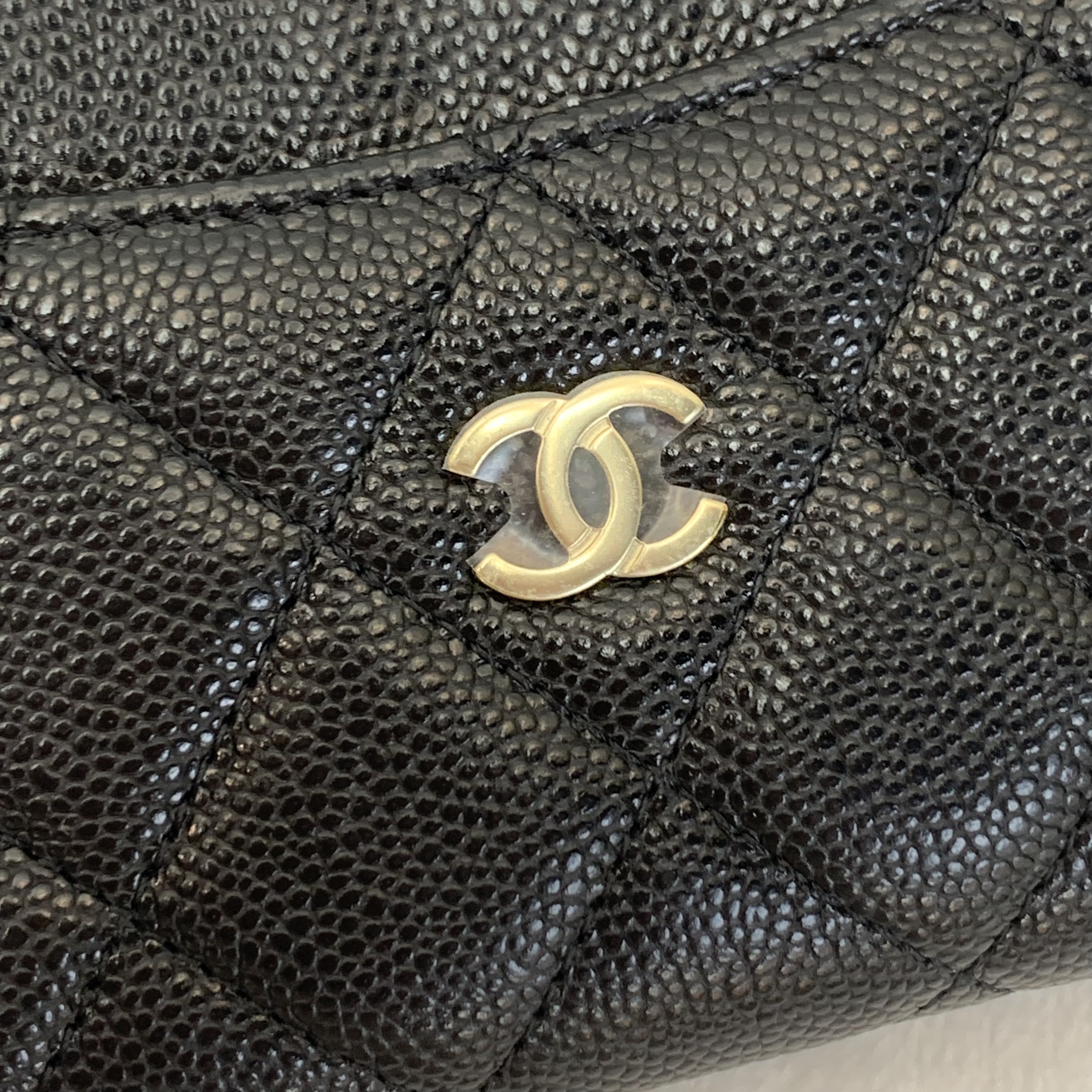 Full set 23C Chanel 荔枝牛皮卡包