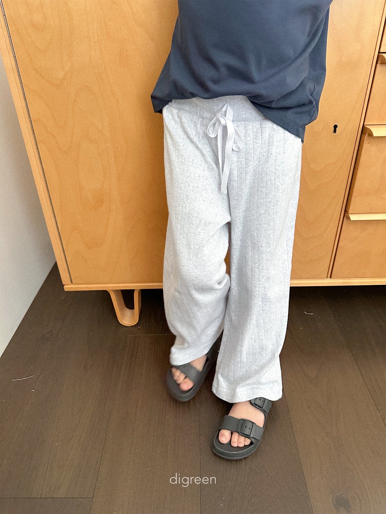 Digreen | soft pants (White melange XL115-120)