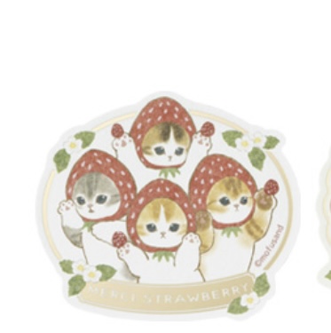 Mofusand 鯊魚貓 貼紙｜預訂