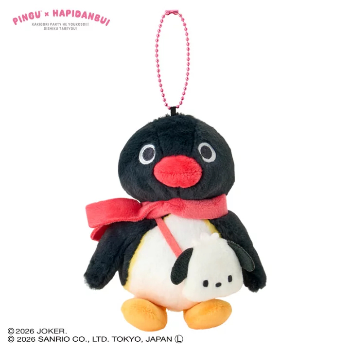 日本預訂📍日本Pingu x HAPIDANBUI得意公仔吊飾