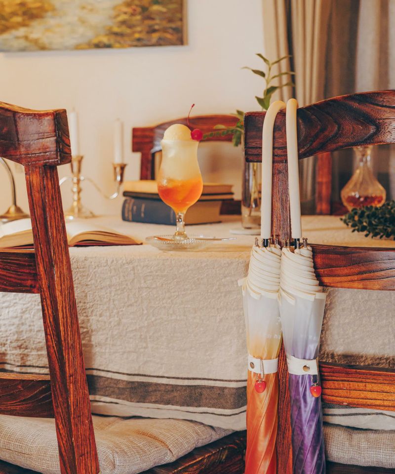 W.P.C 漸變透明傘with櫻桃扣